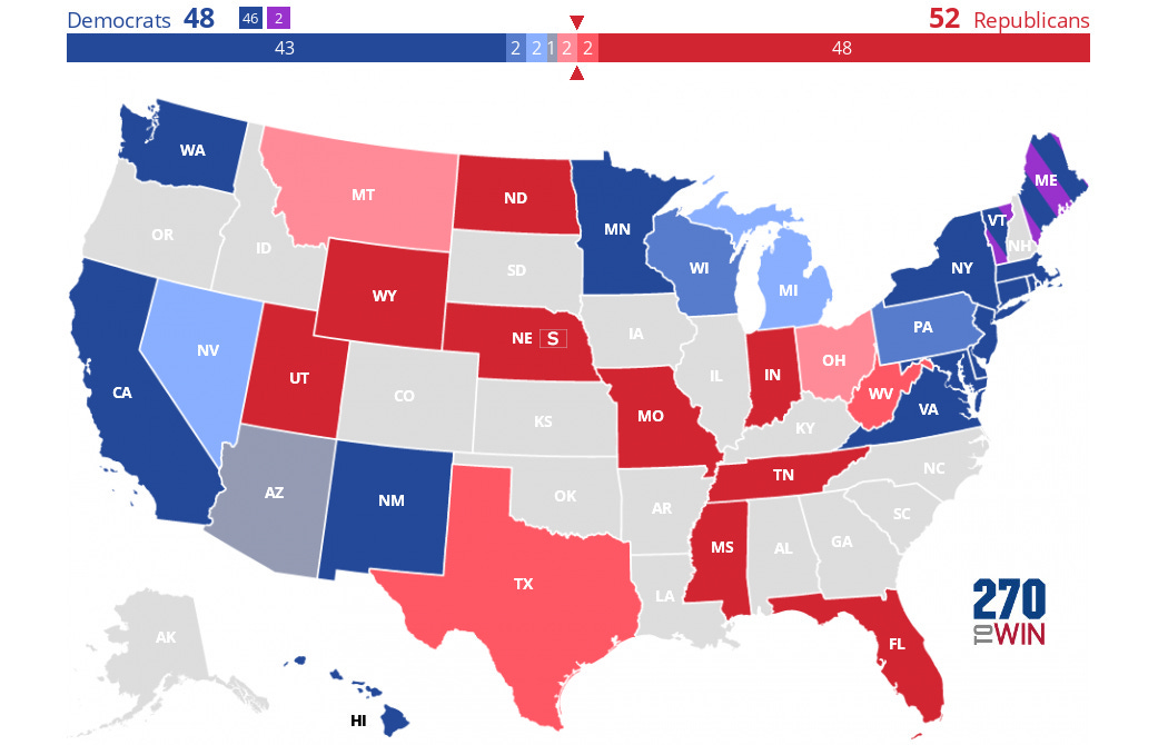 Preliminary 2024 Senate Outlook, Part I Democraticleaning Seats