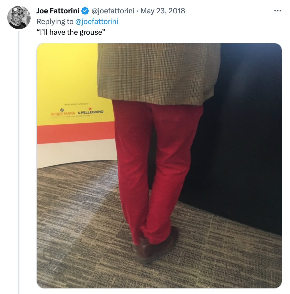 Men's red trousers discount