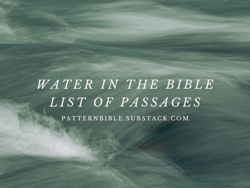 Verses about outlet water