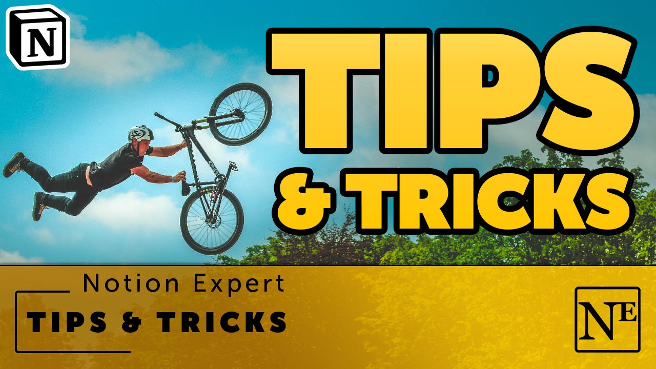 Notion Tips and Tricks Notion Expert
