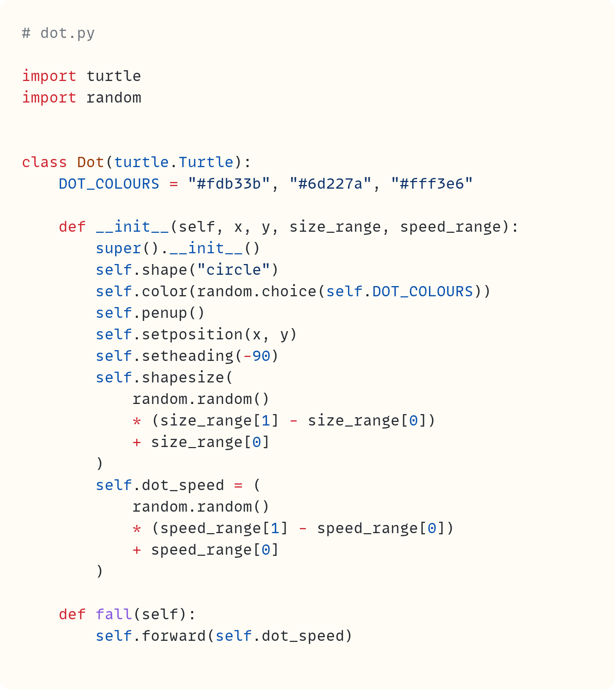 A Touch of Randomness Makes The Magic Sparkle โข A Python `turtle` Animation