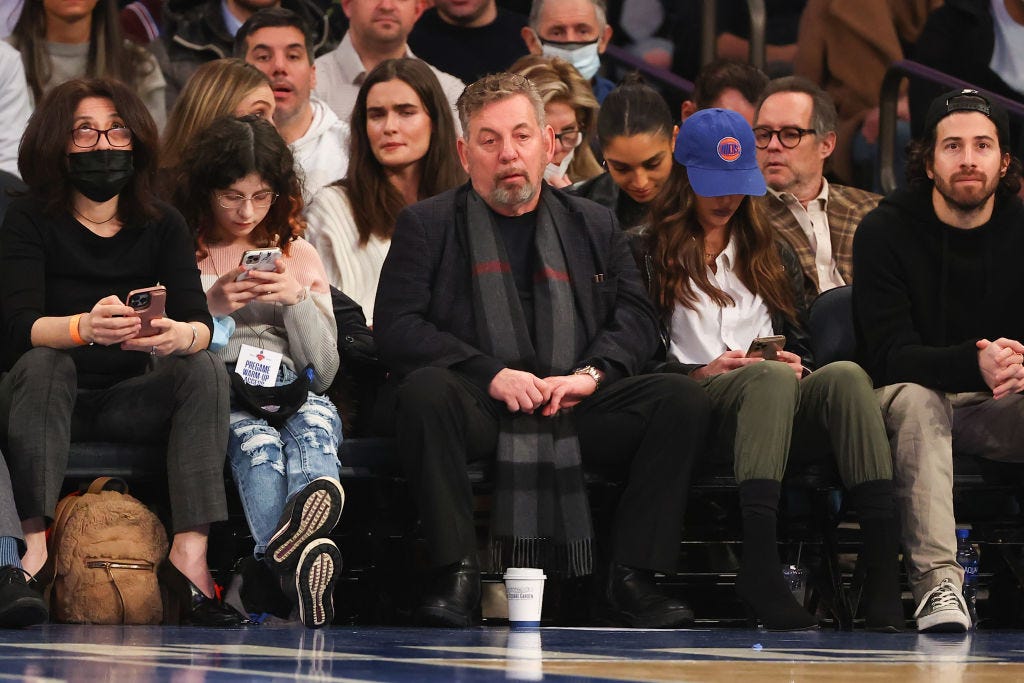 Knicks top james dolan