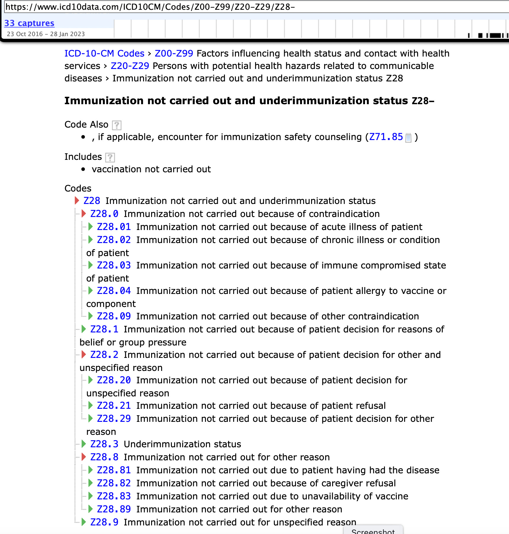 Fact check new WHO ICD10 data codes include new category
