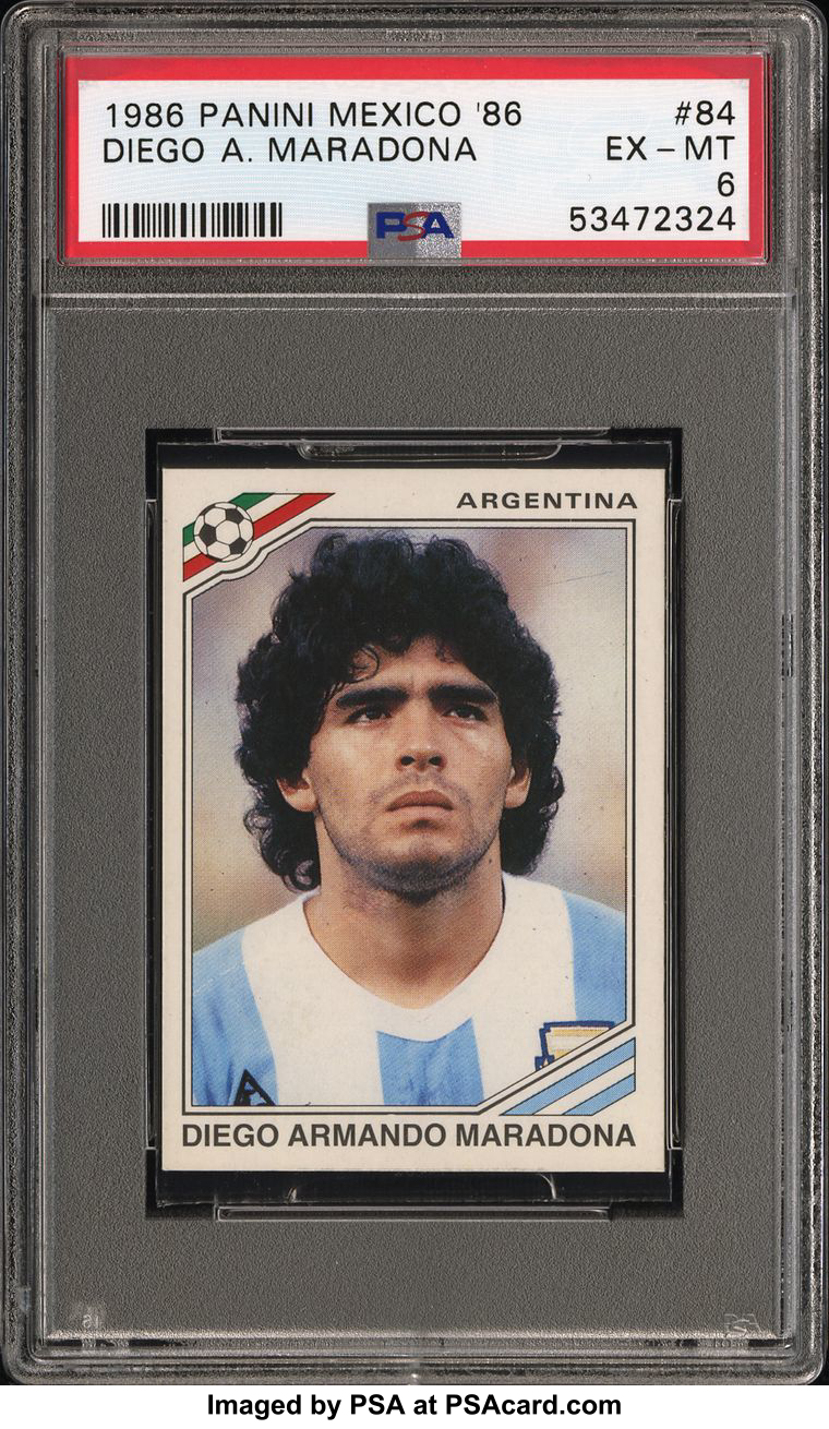 Panini WCCF 2017-18 HOLE Diego Armando Maradona Boca Juniors