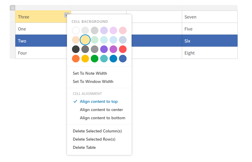 Evernote Tables. Everything you need to know + improvements I'd like to see