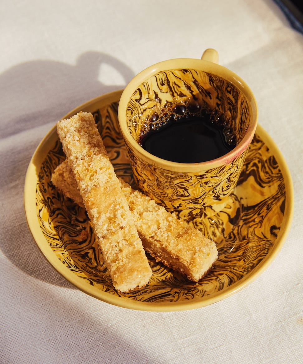 Salted Lemon Shortbread by Alison Roman a newsletter