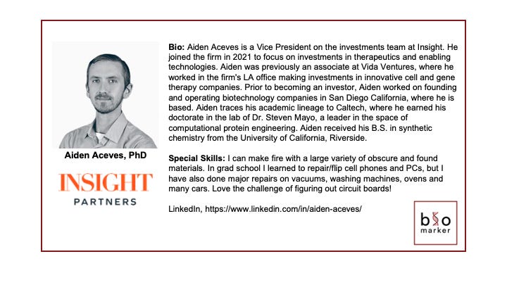 23 Biotech VCs in '23 - by Dylan Neel - Biomarker