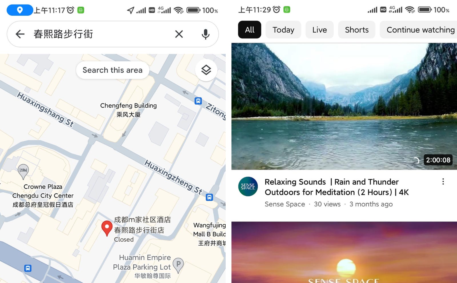Using google maps facebook youtube in china