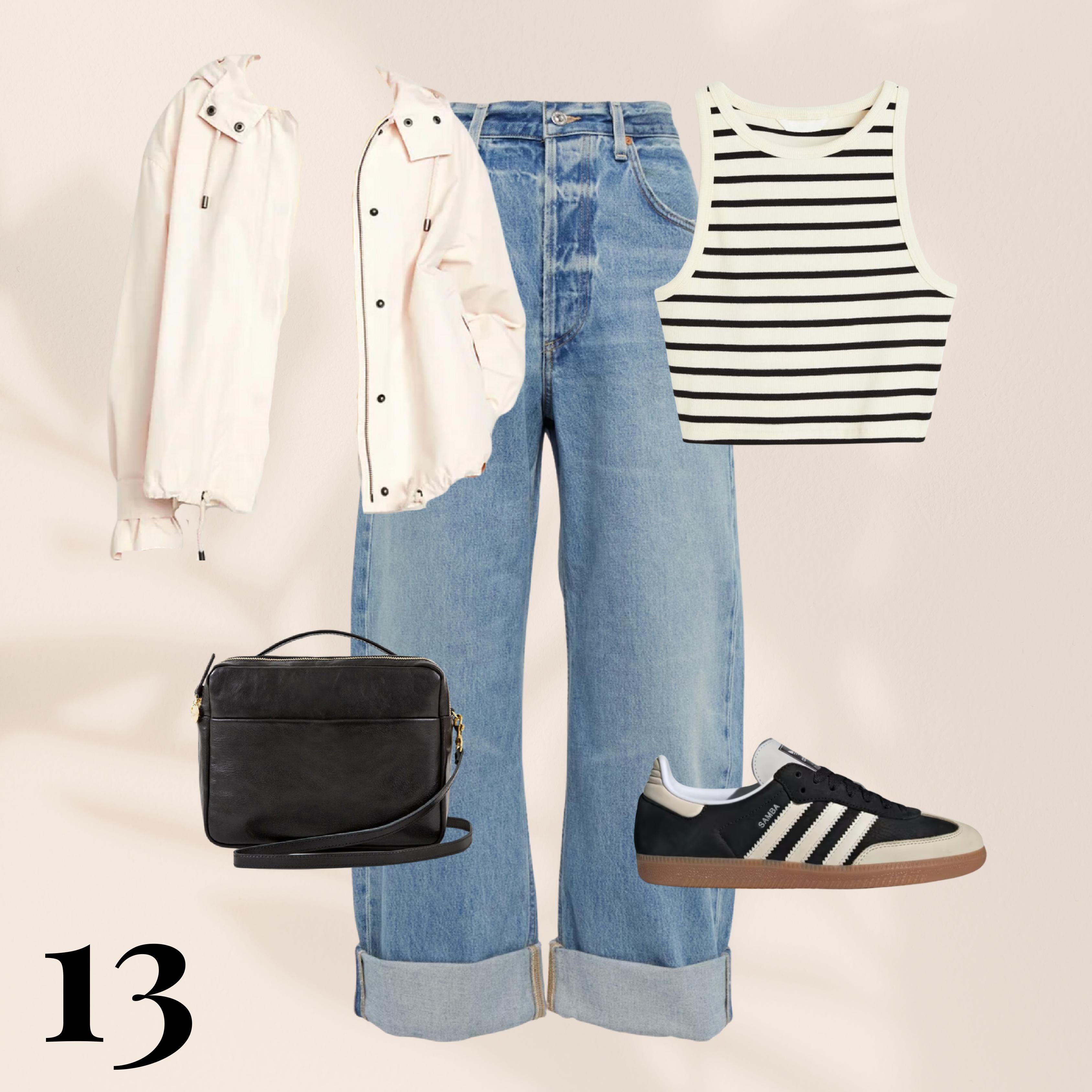 12 Clothing Wardrobe Essentials for Spring With 14 Printable Outfit ...