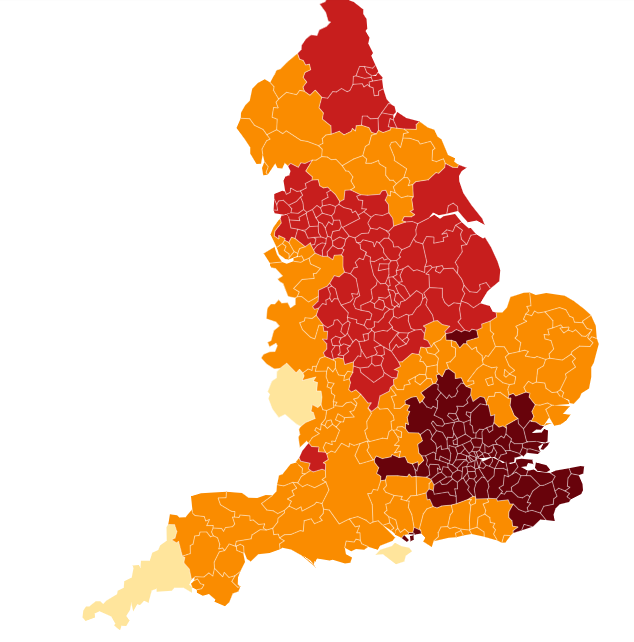 ARCHIVE 21 Dec 2020 faster spread in some tier 4 areas