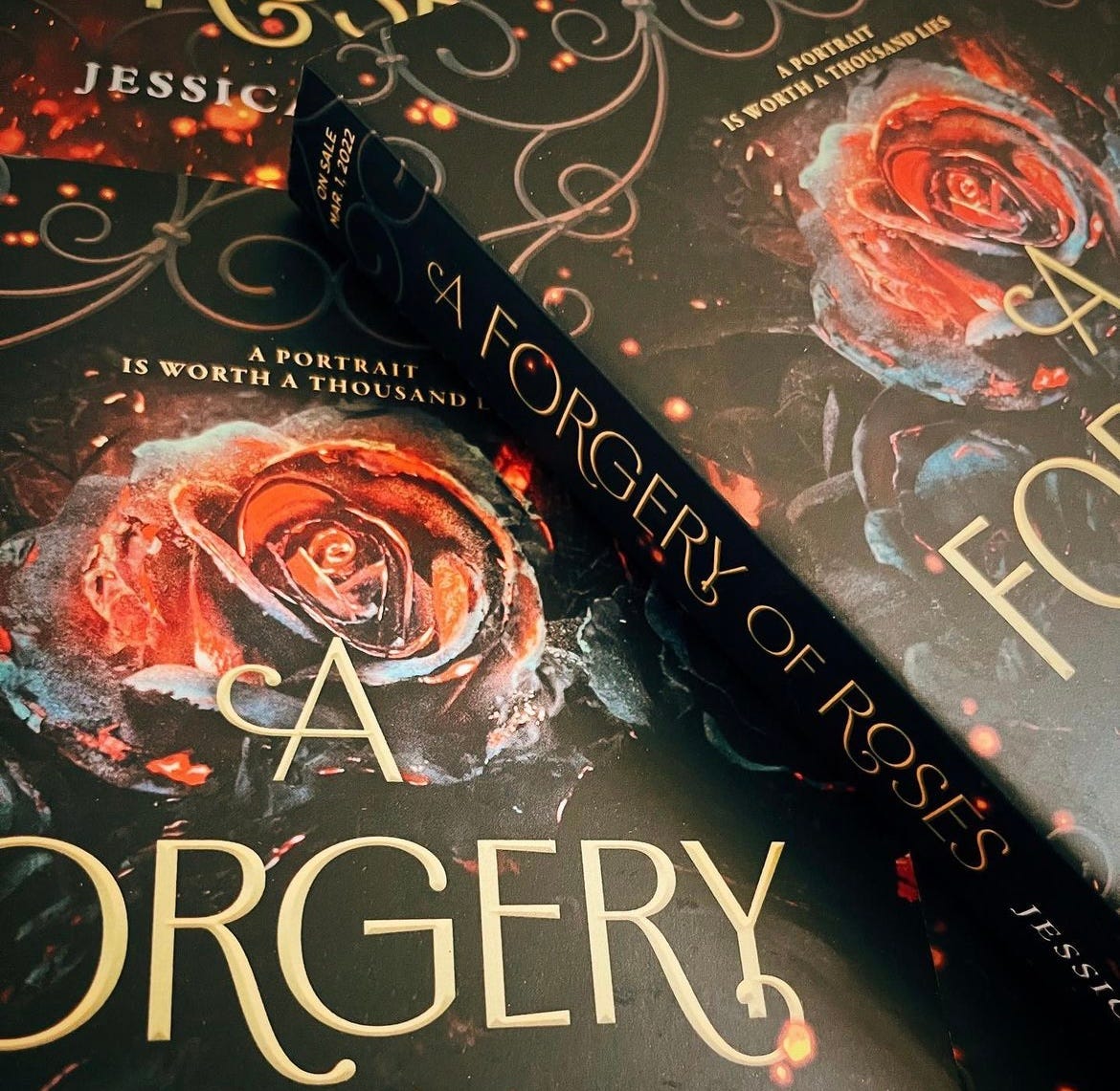 Behind-the-scenes with A Forgery of Roses + a Giveaway!