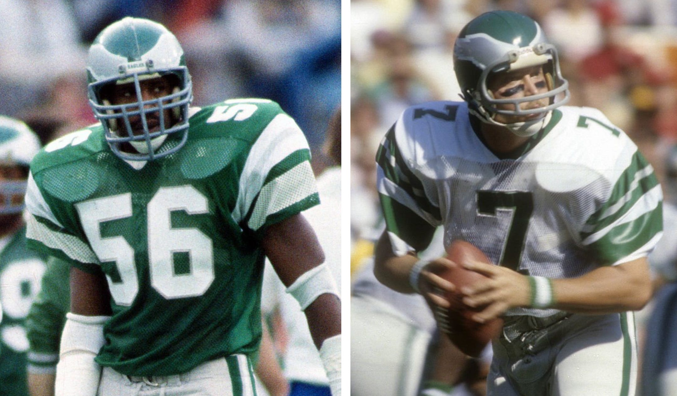 Eagles uniforms through the years online