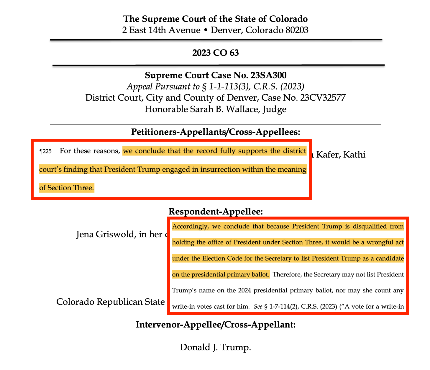Dissenting opinion supreme court hot sale