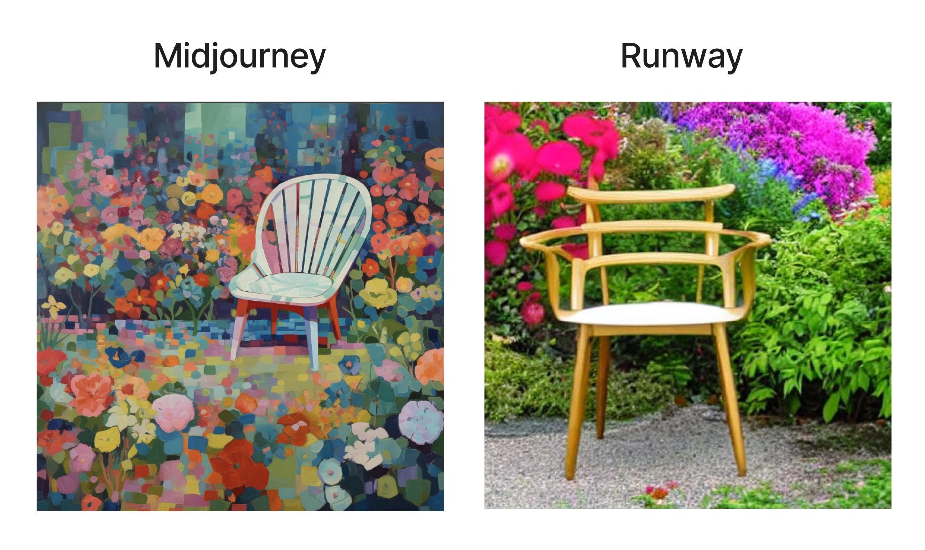 Midjourney vs. Runway - by Mia Blume - Designing with AI