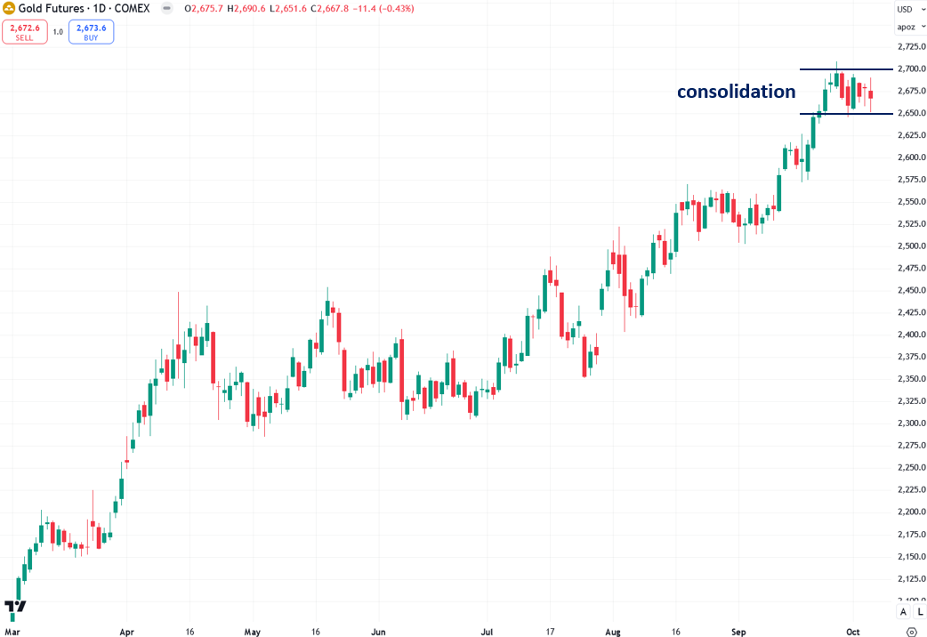 Бычий рынок золота сохраняется по существу, несмотря на недавнюю стагнацию
