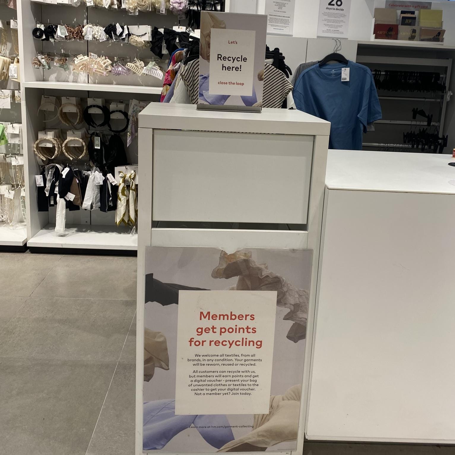 Donate clothes to clearance h&m for discount