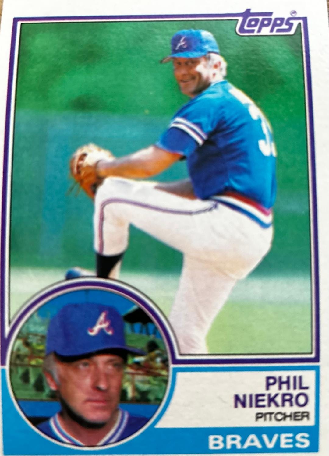 Phil Niekro Braves フィギュア 2003