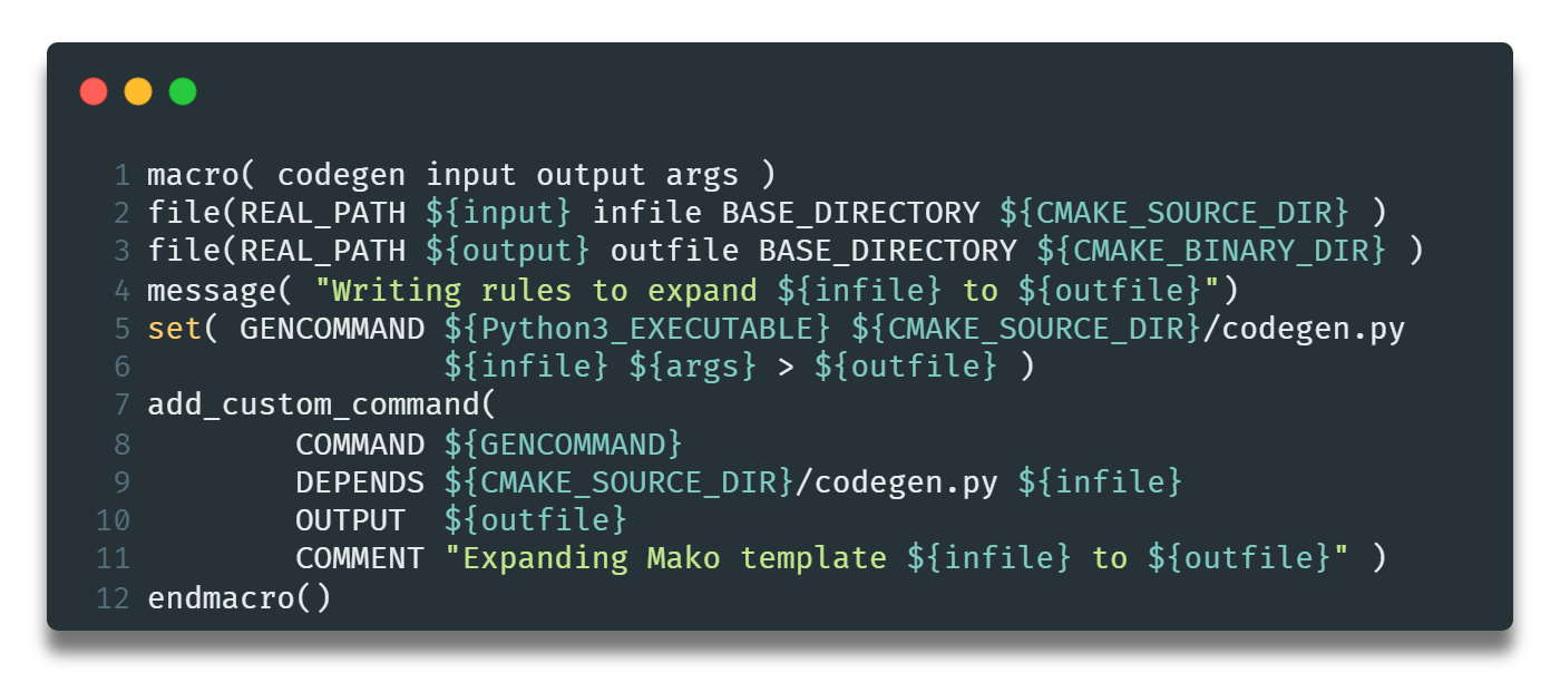 Replacing C++ Templates with Mako Templates