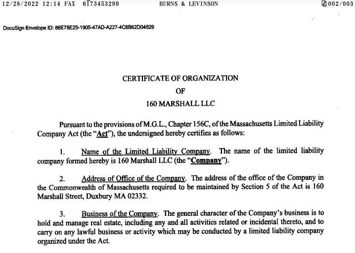 Property Heir and Proprietor of Illegal Hotel and Events Center Seeks