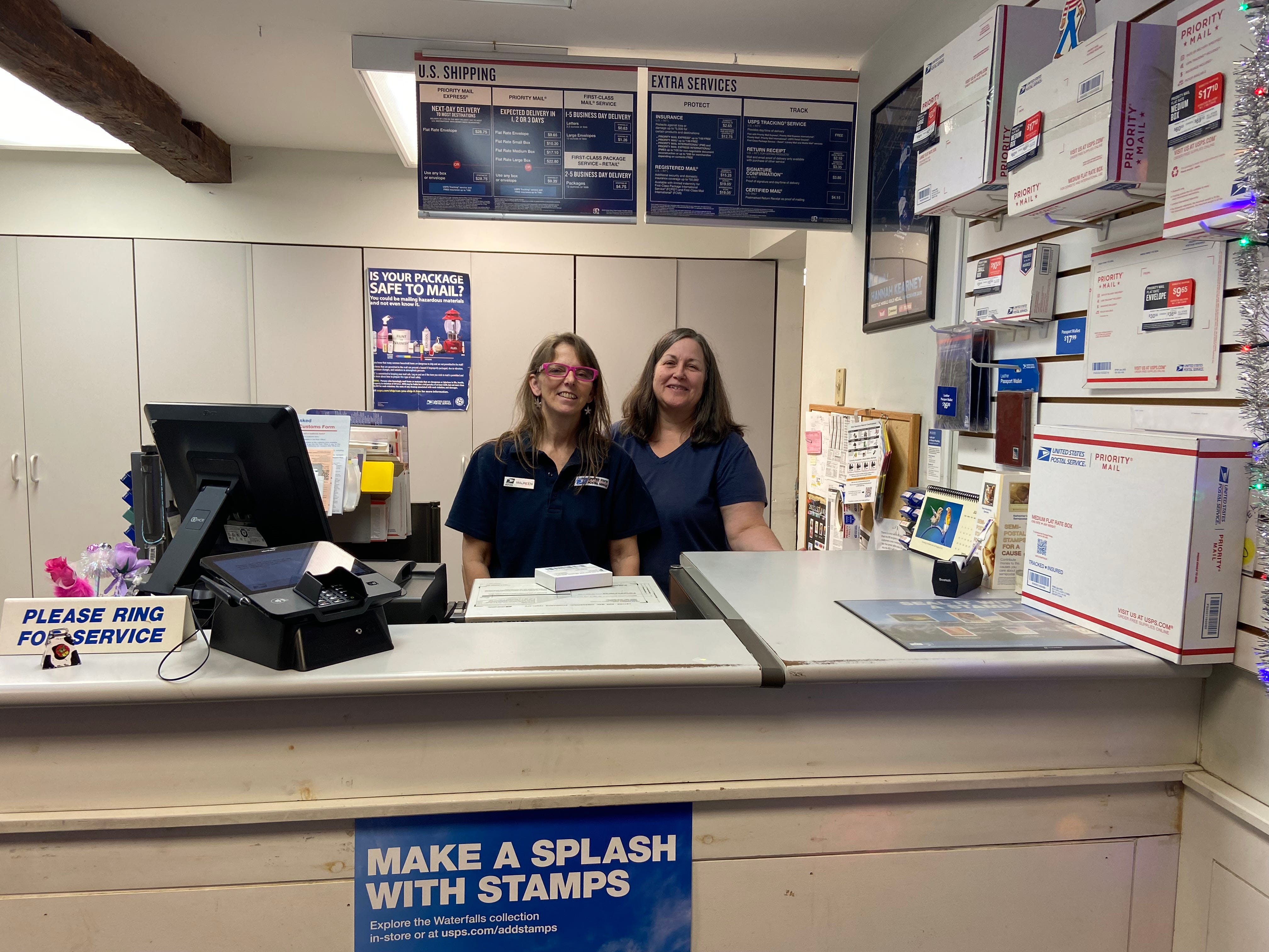 Norwich Post Office clerk Maureen Chase is promoted to Postmaster of