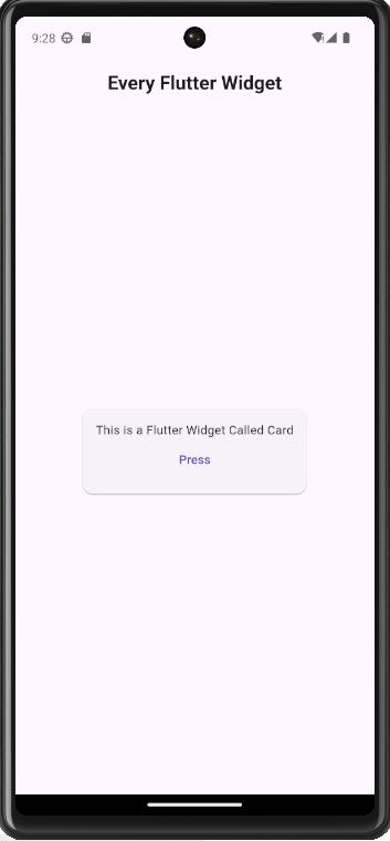 Every Flutter Widget || Day 6 - by Fabiyi Ayomiposi