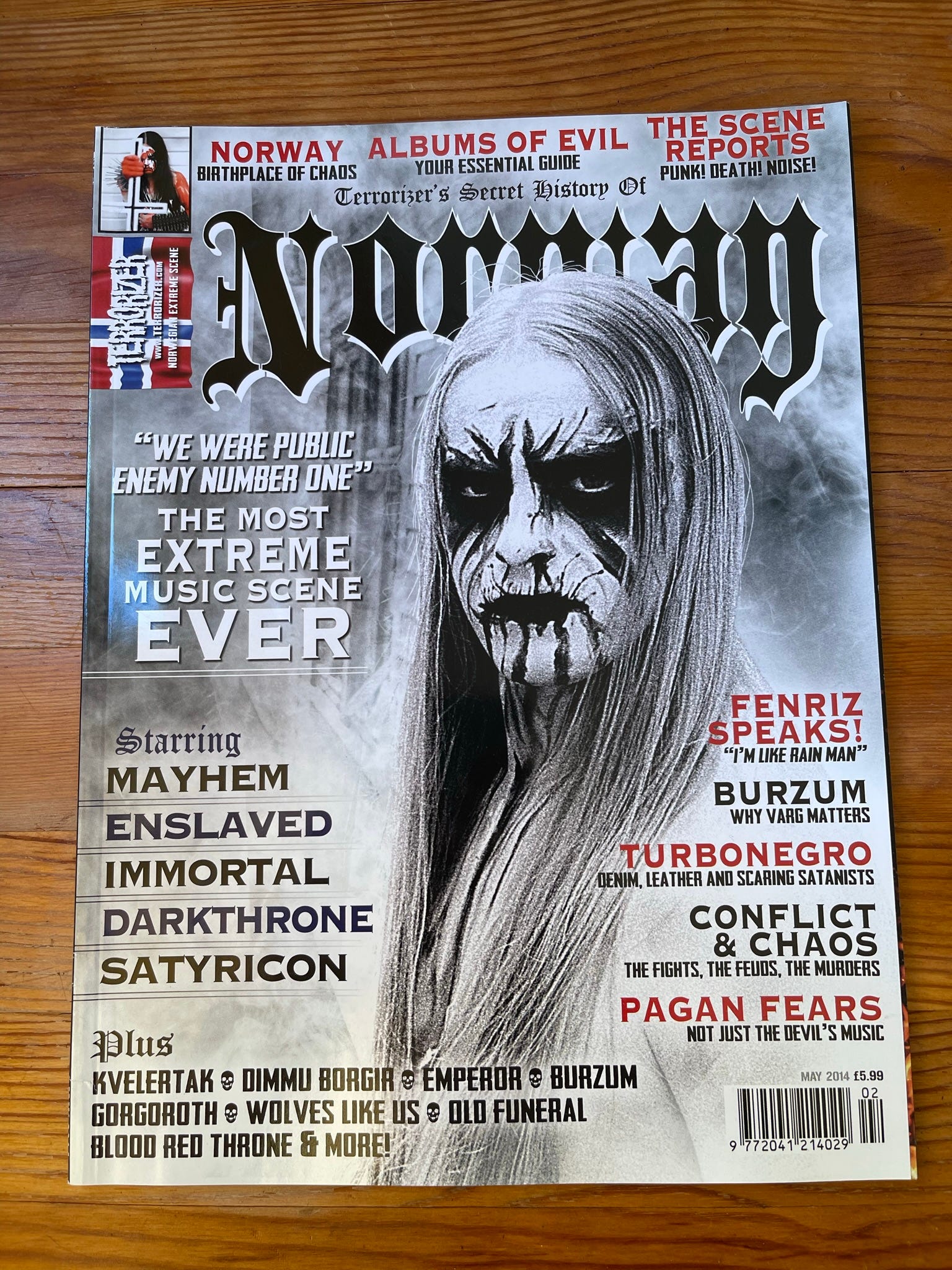 OLD PAPER: Mayhem (Terrorizer's Secret History of Norway