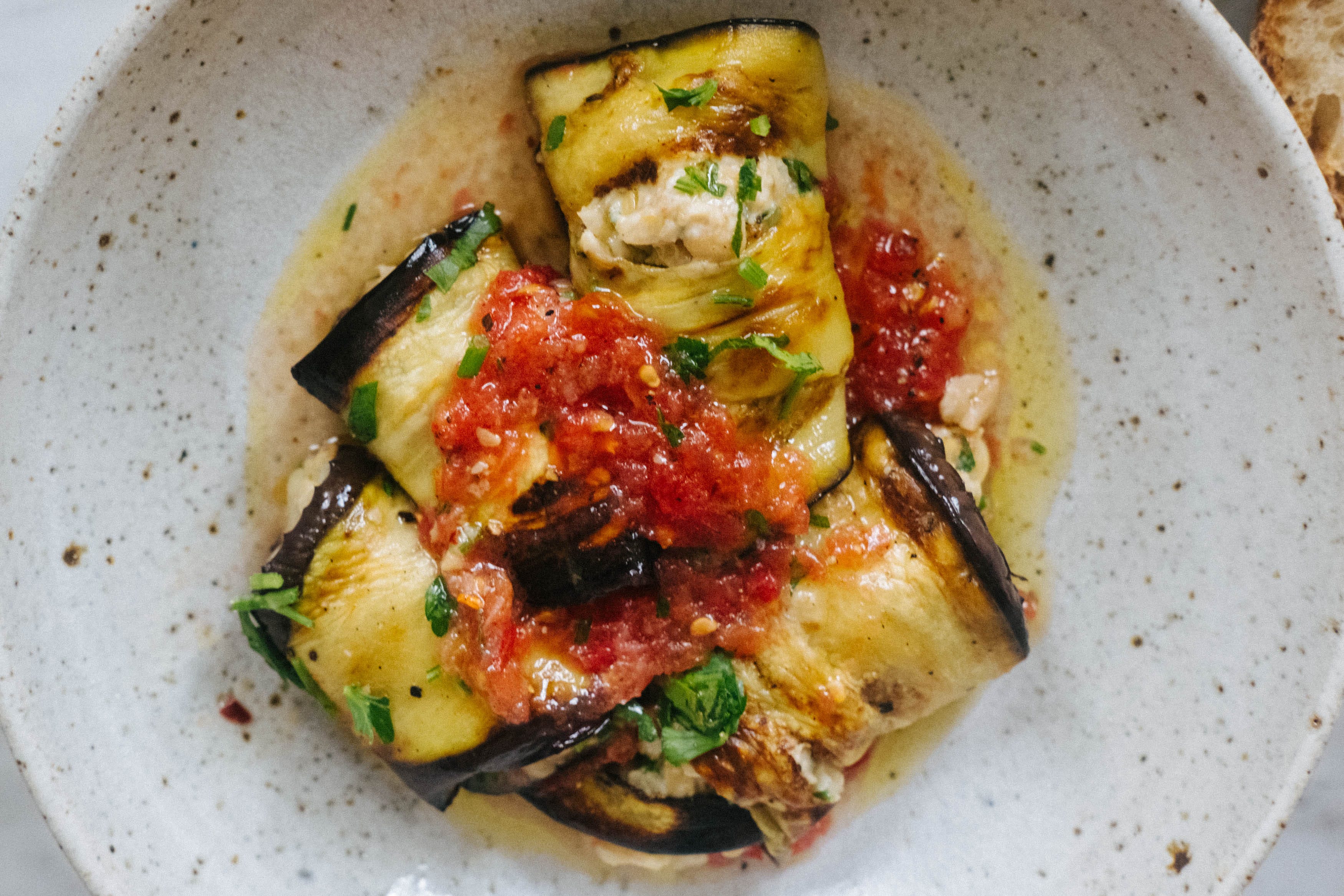 Eggplant rolls by Hetty Lui McKinnon