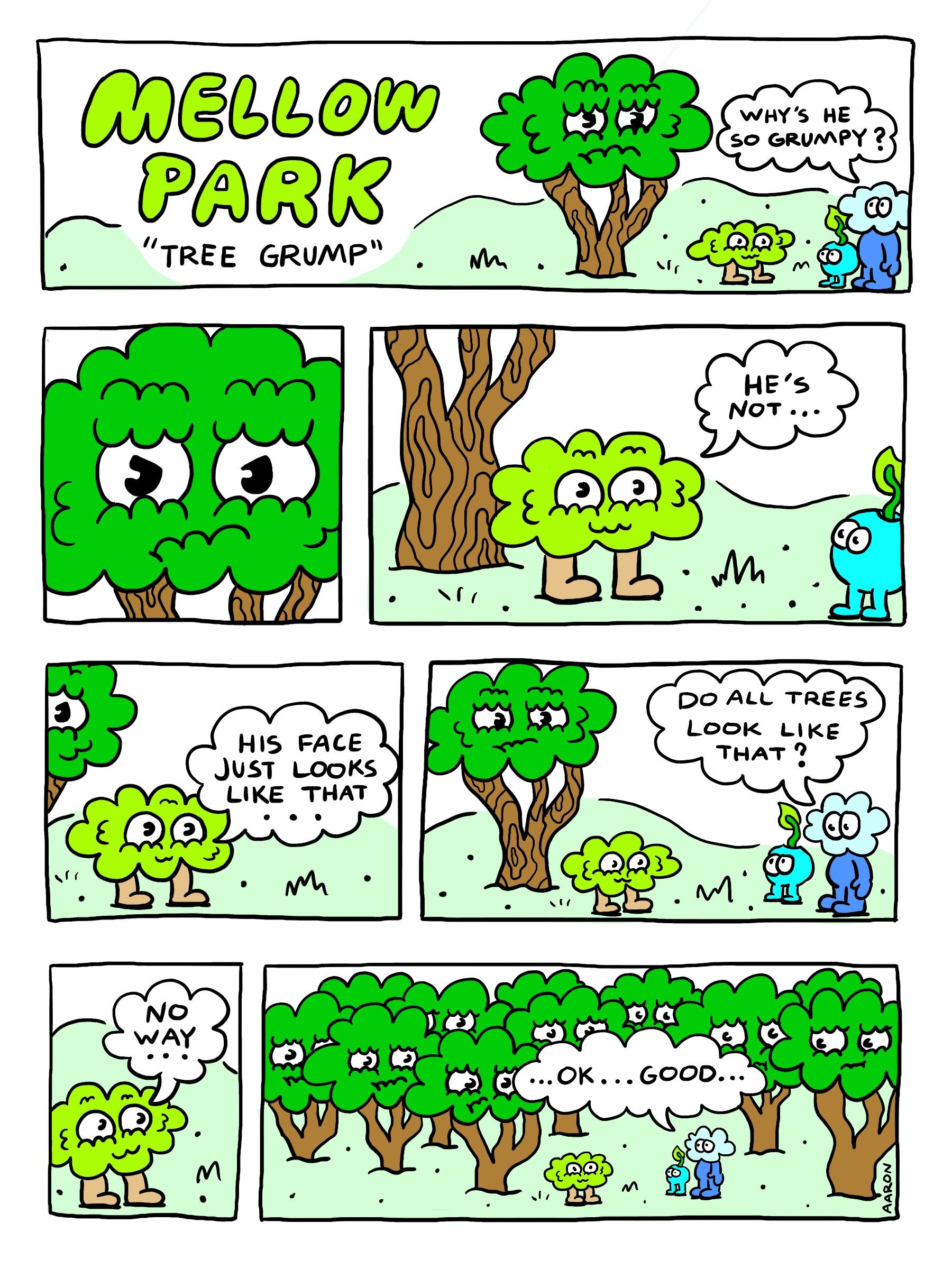 "Tree Grump" Mellow Park