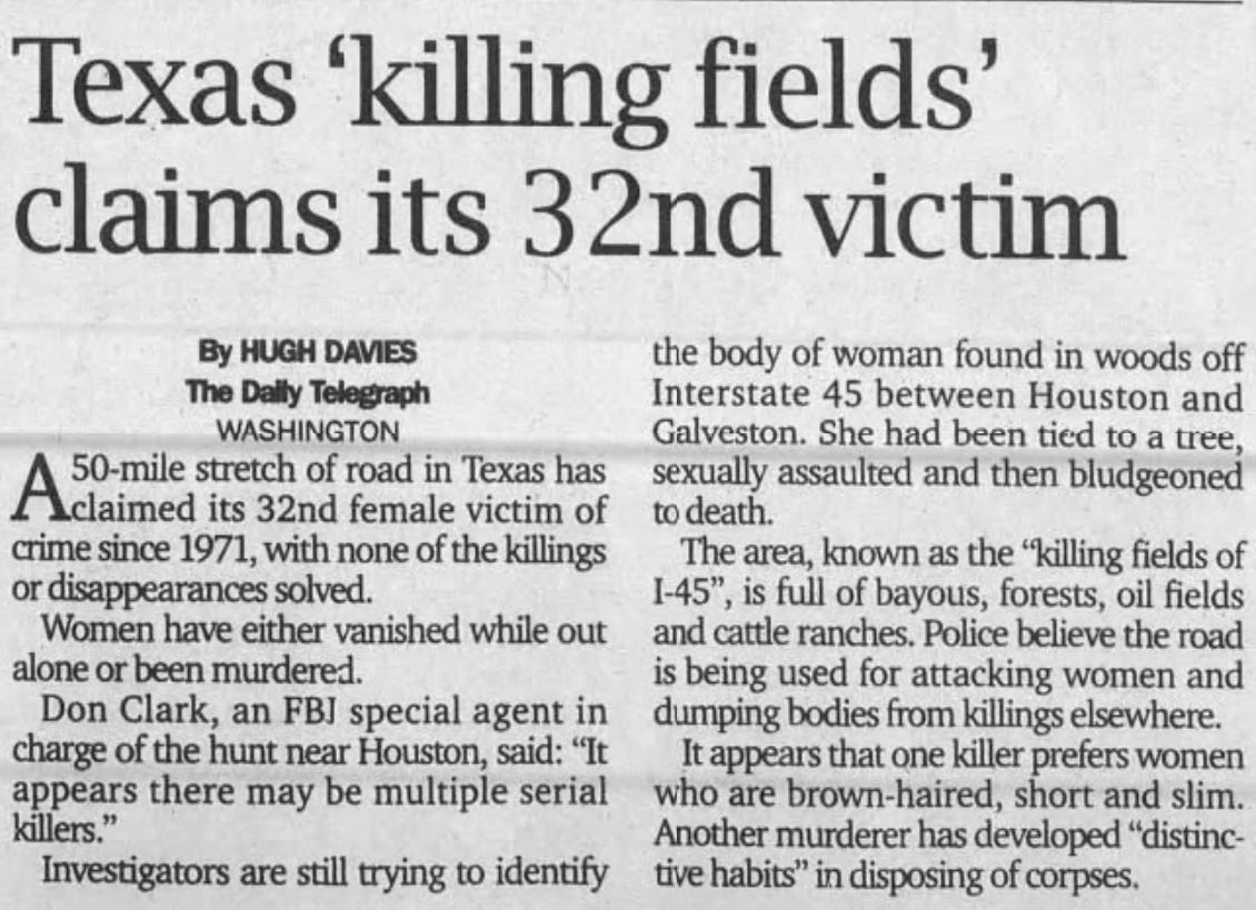 Investigating the Brutal Calder Road Murders and the Texas Killing Fields
