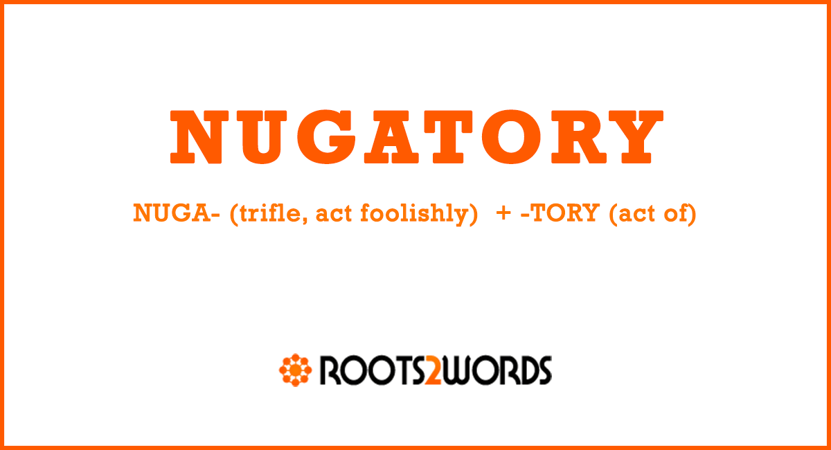 Nugatory hotsell