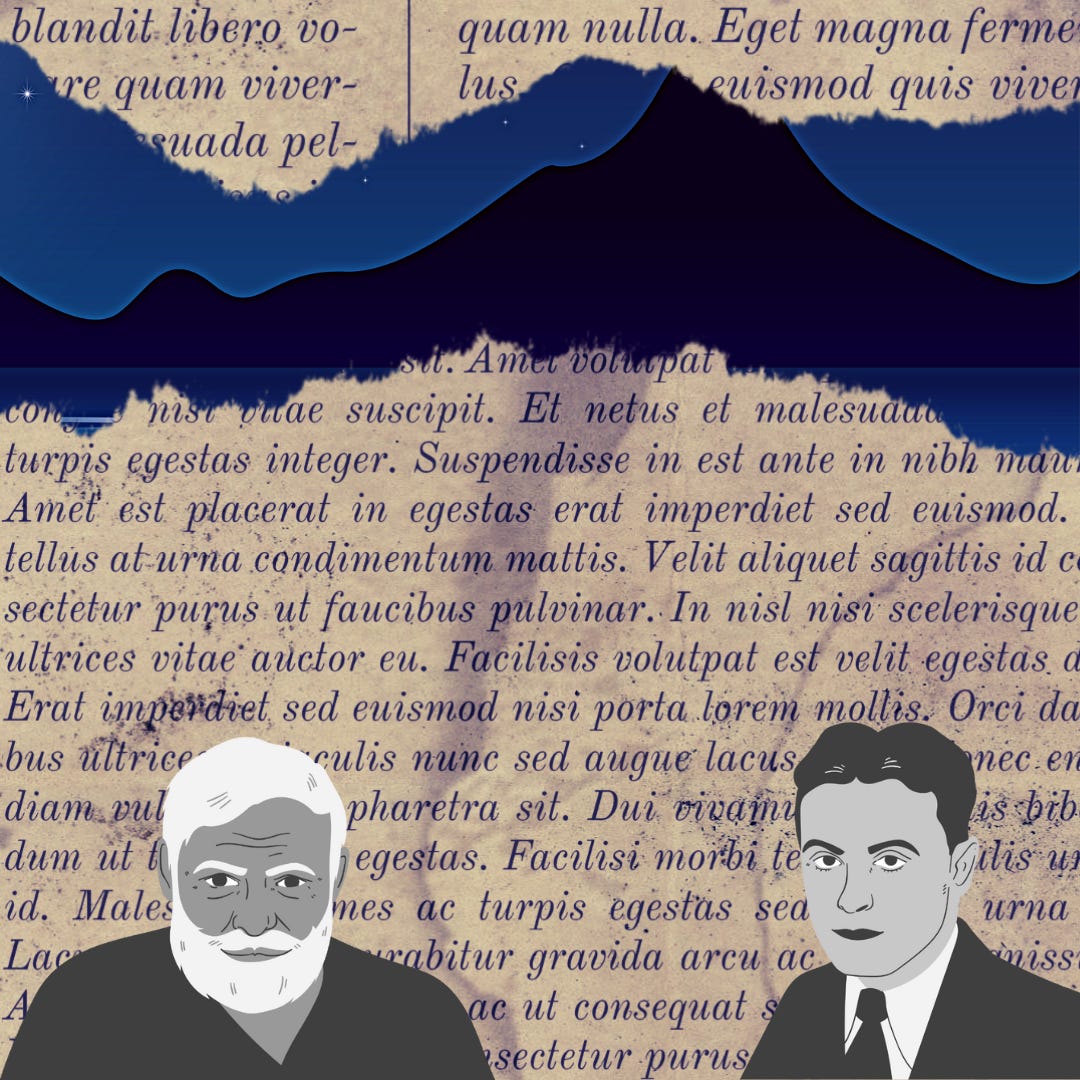 Hemingway and Fitzgerald: A Comparison [Infographic]