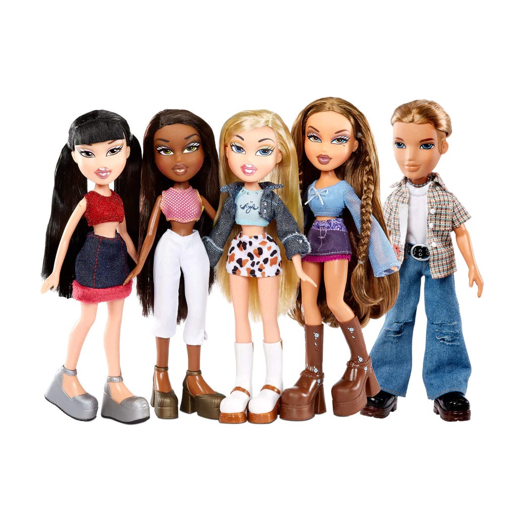 Name of the bratz clearance dolls