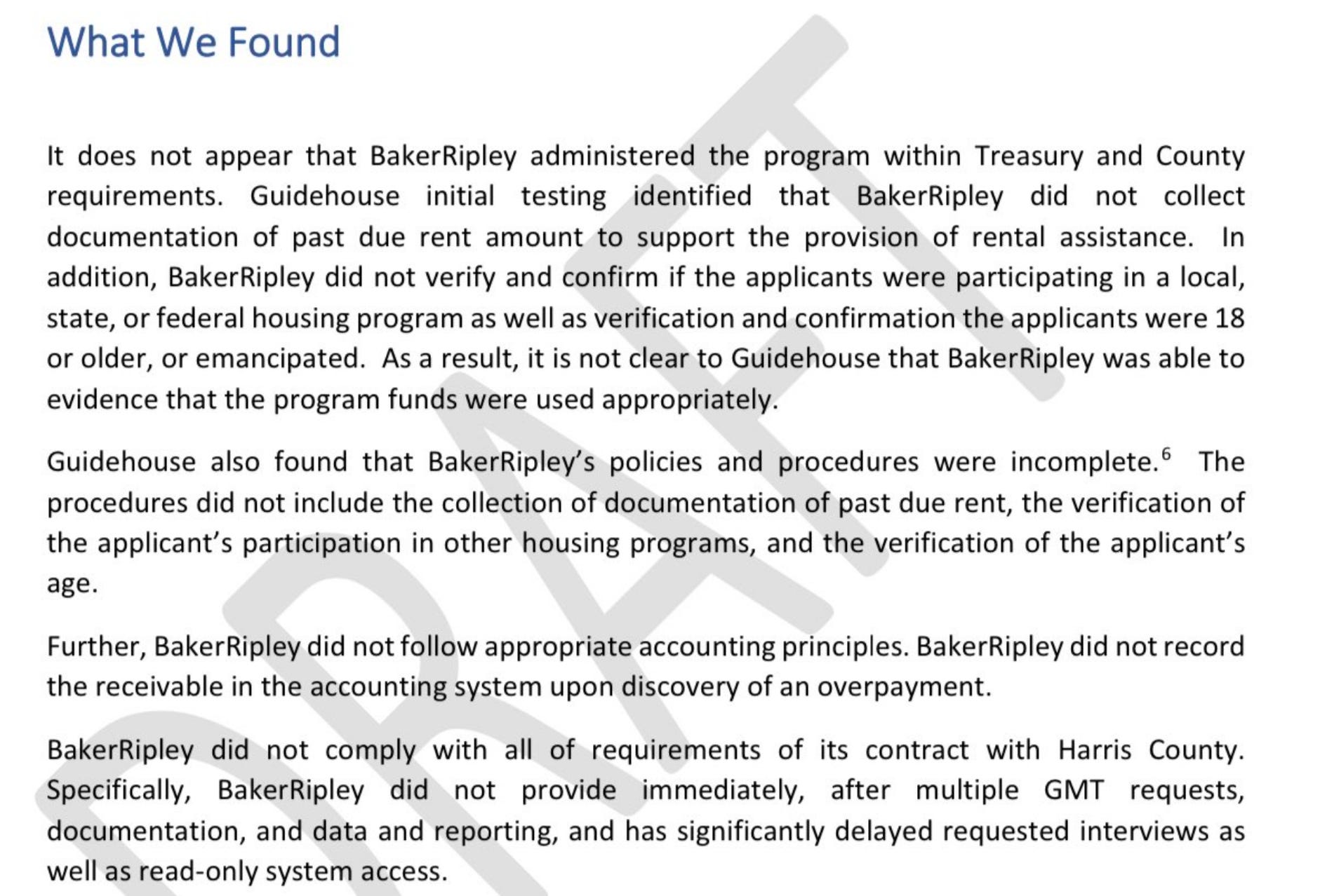 Why is Harris County Hiding a Damning Audit Report on BakerRipley's
