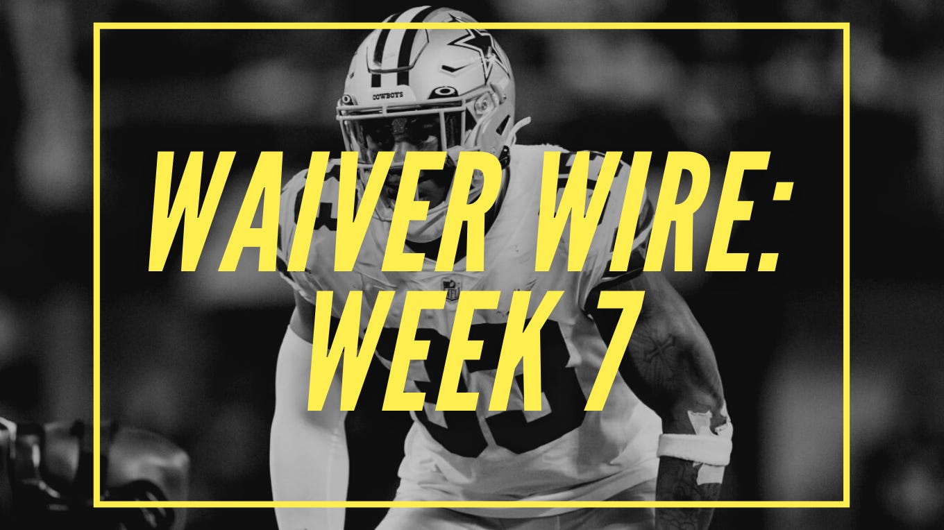 IDP Waiver Wire Week 7 by Jeff Pomazal The IDP Show