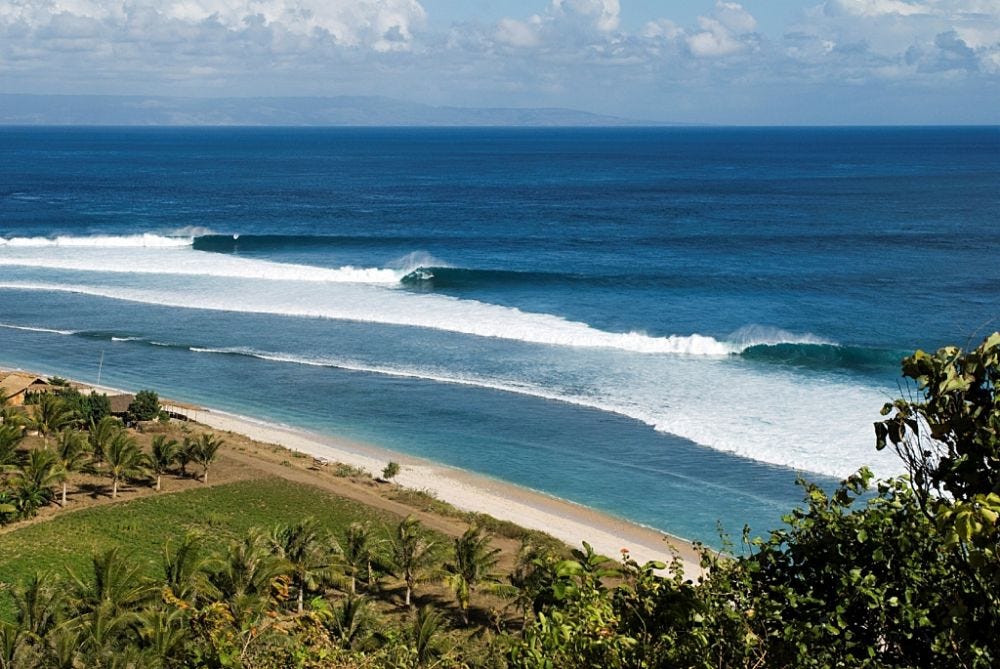Desert point surf top