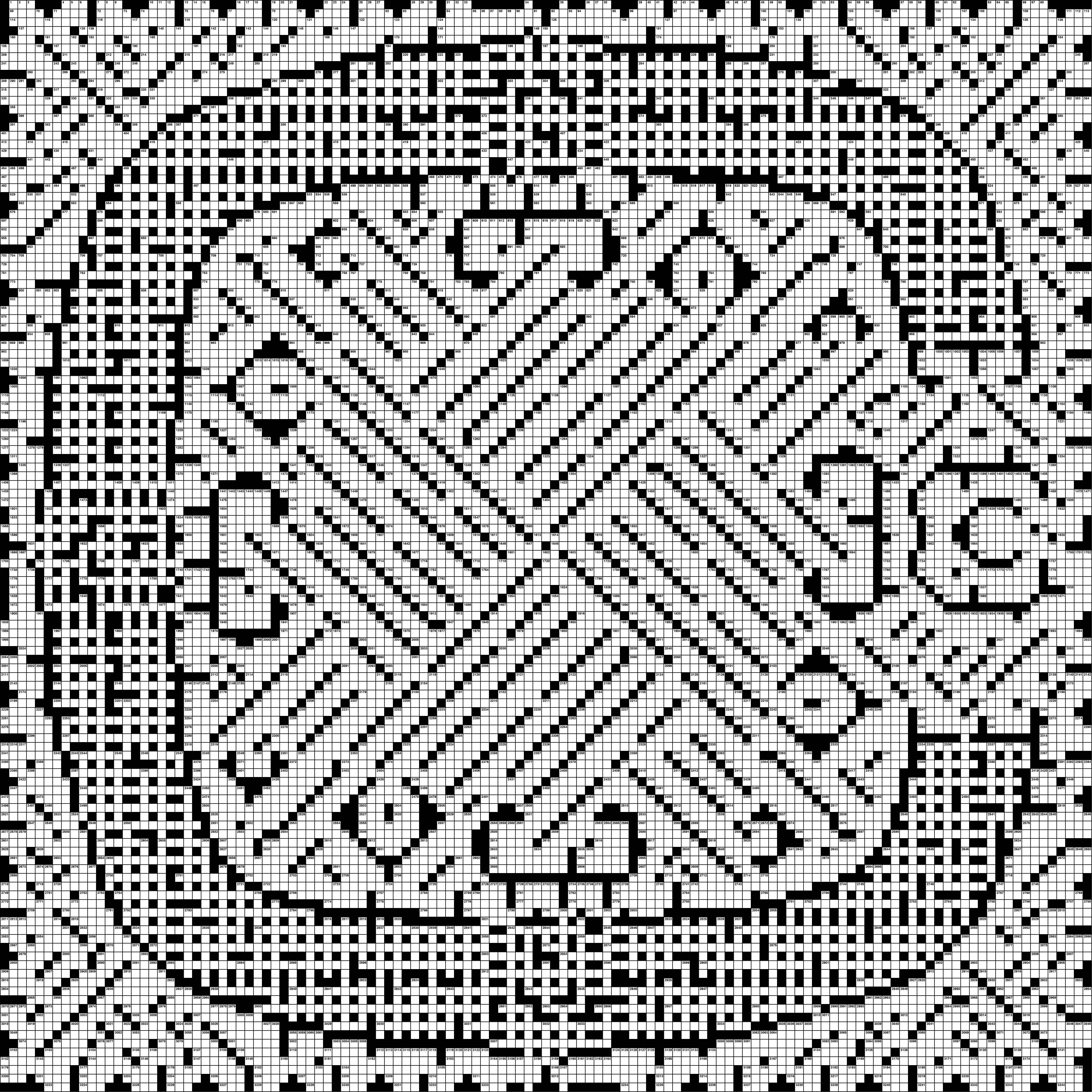 Cryptic Layout Cryptics (13 of 14): Limited Intersections