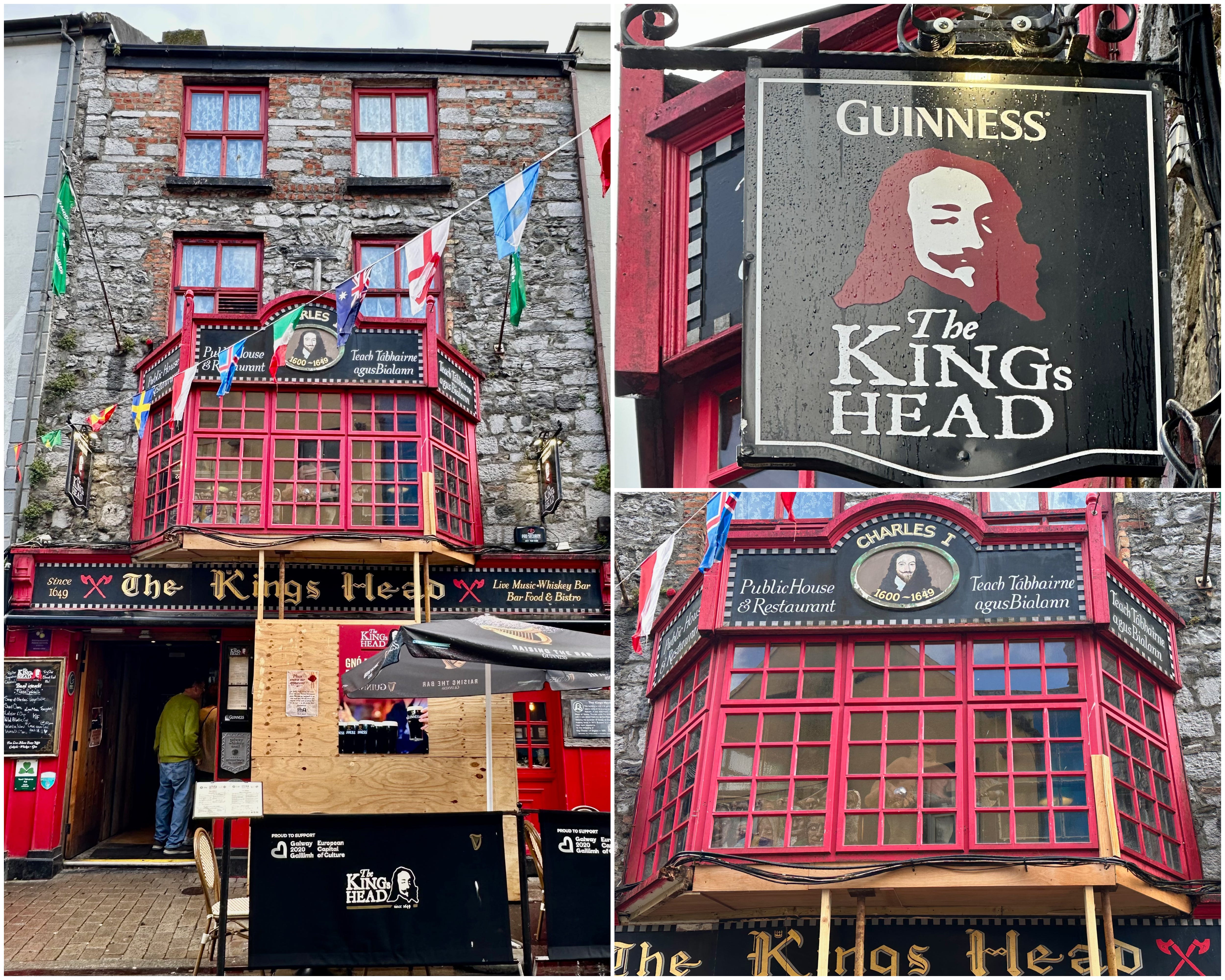 The kings head hot sale pub