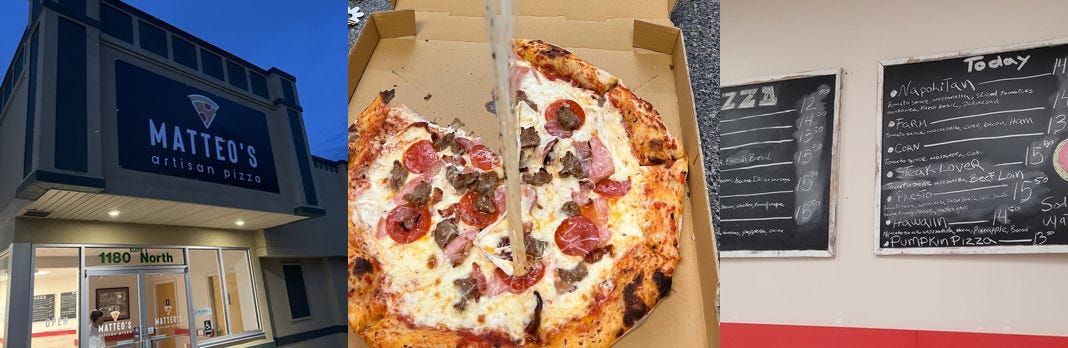 Matteo's pizza deals