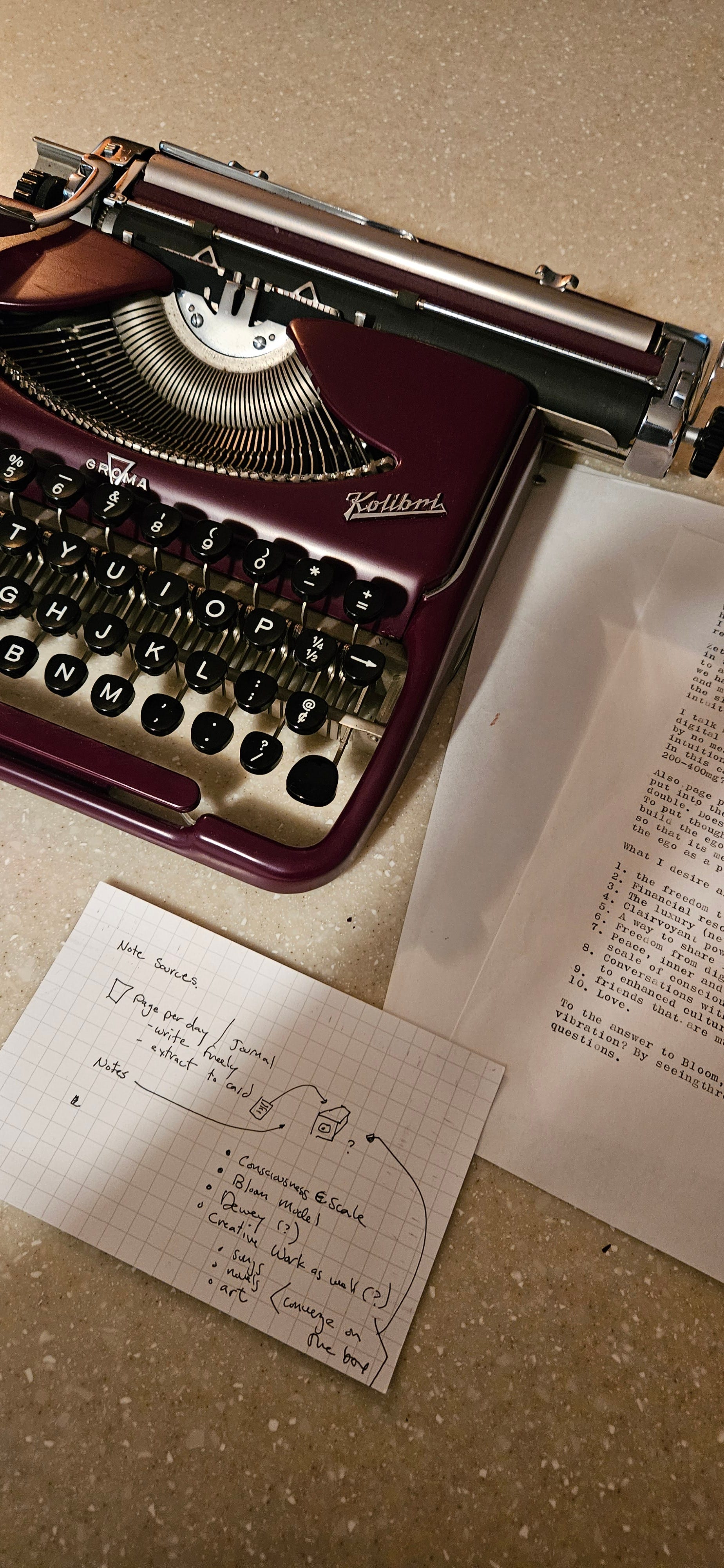 Building a Stable of Typewriters - by Steven Budden
