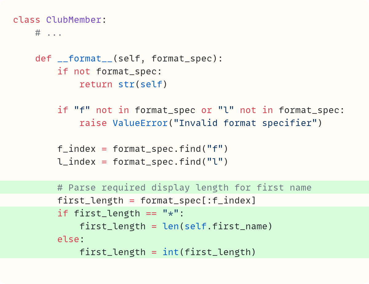 I Want My Own Fancy F-String Format Specifiers… Sure You Can