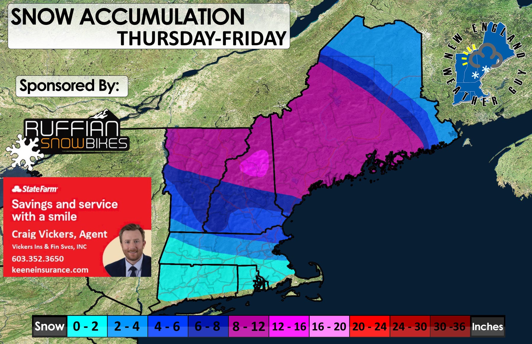 THURSDAYFRIDAY Update New England Weather Guy