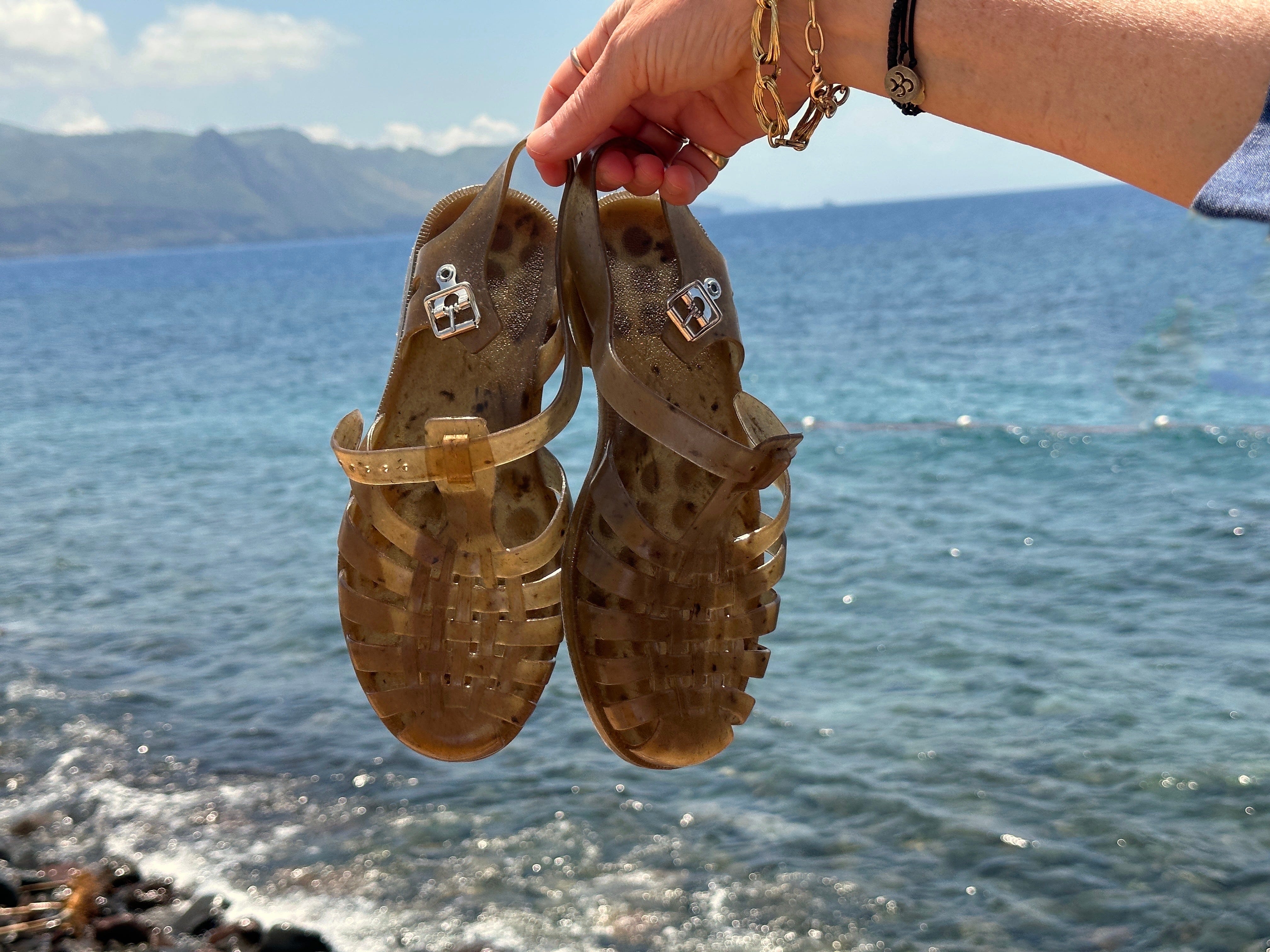 Mens jelly shoes cheap