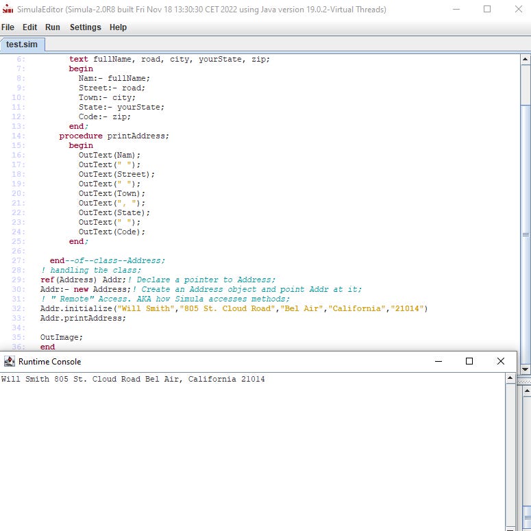 Simula the forgotten programming language - by Diego Crespo