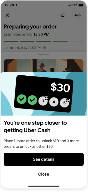 Free uber sales money