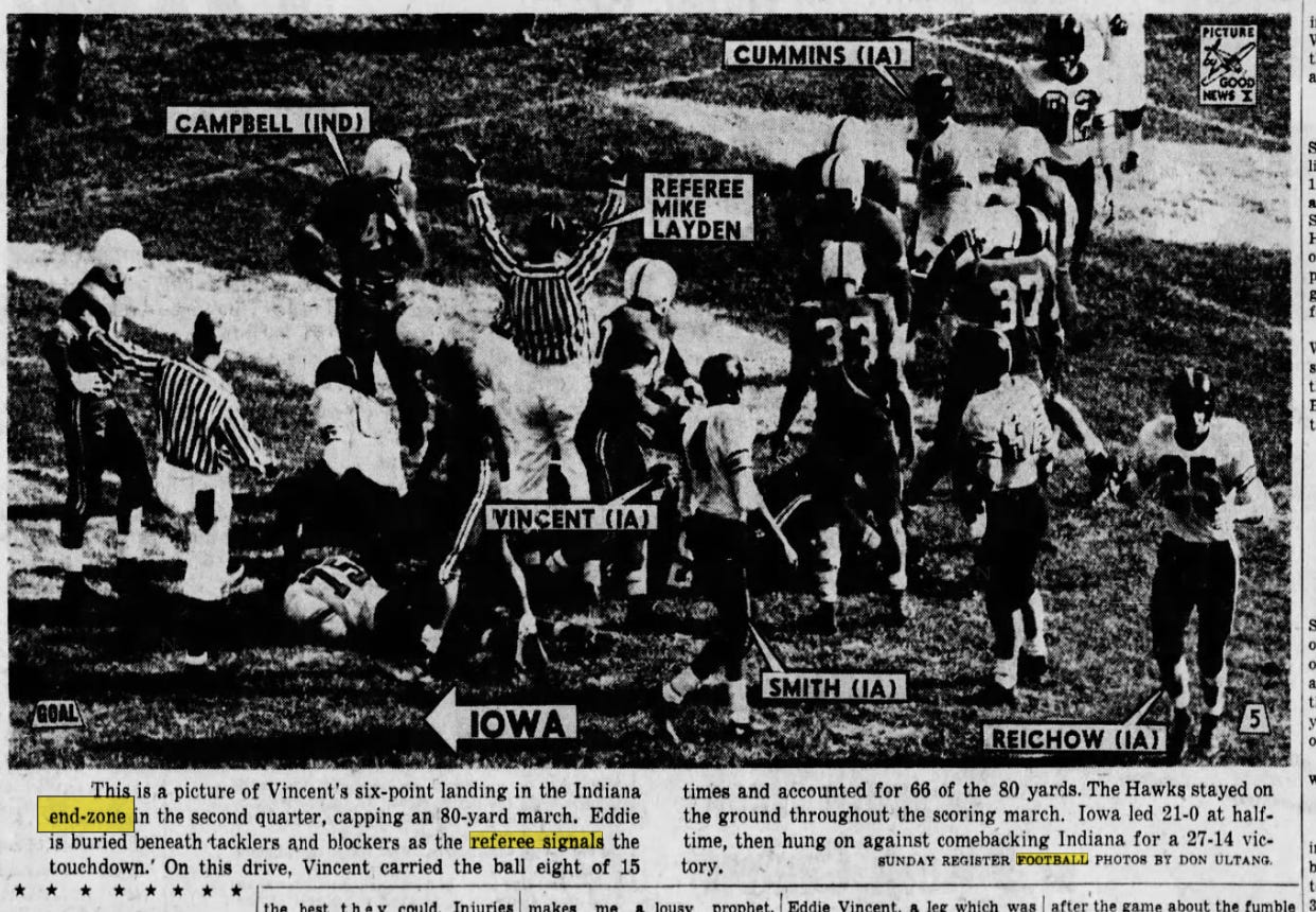 The Evolution Of Officials Signaling Touchdowns