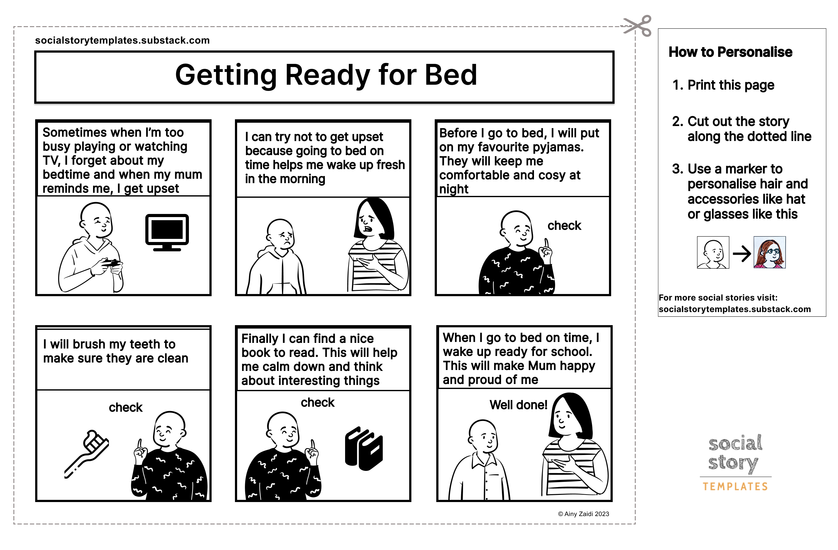 Getting Ready for Bed by Ainy Zaidi