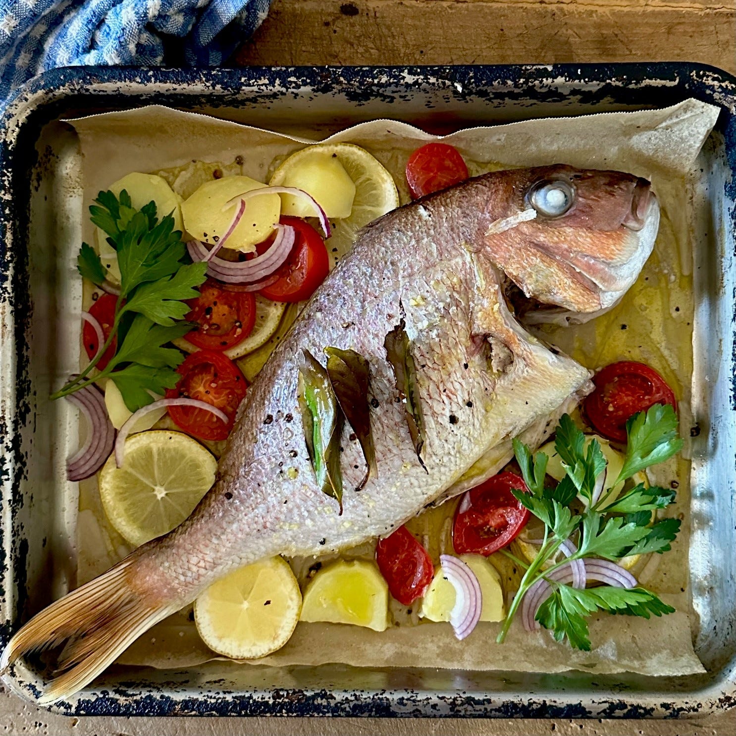 Whole fish baked 2025