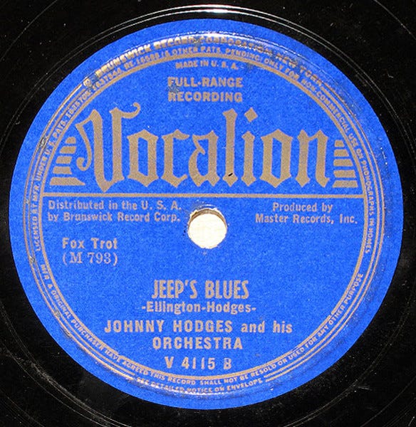 Johnny Hodges - by Tyler King