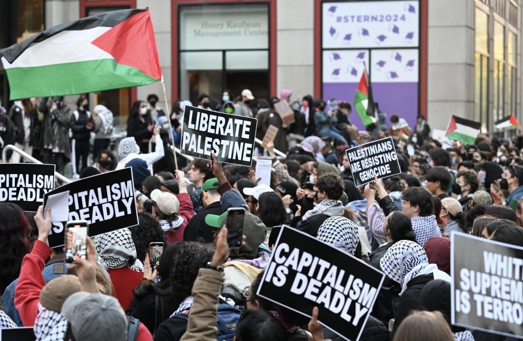 NOTEBOOK: On the student anti-war protests - by The Ink