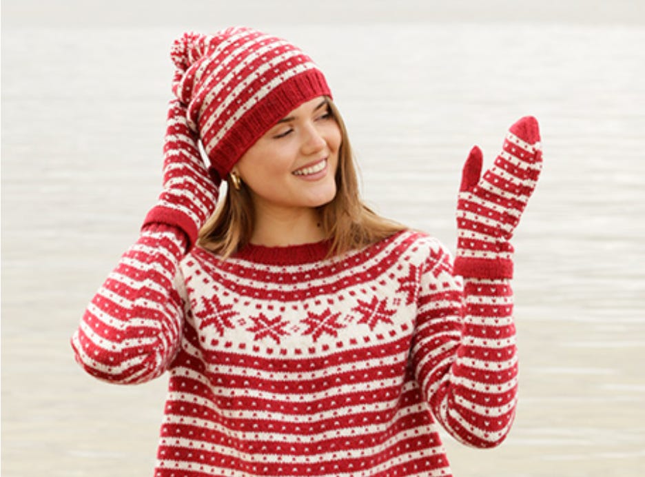 Nordic christmas jumper top